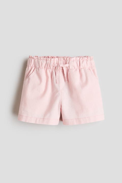 Linen-blend Shorts