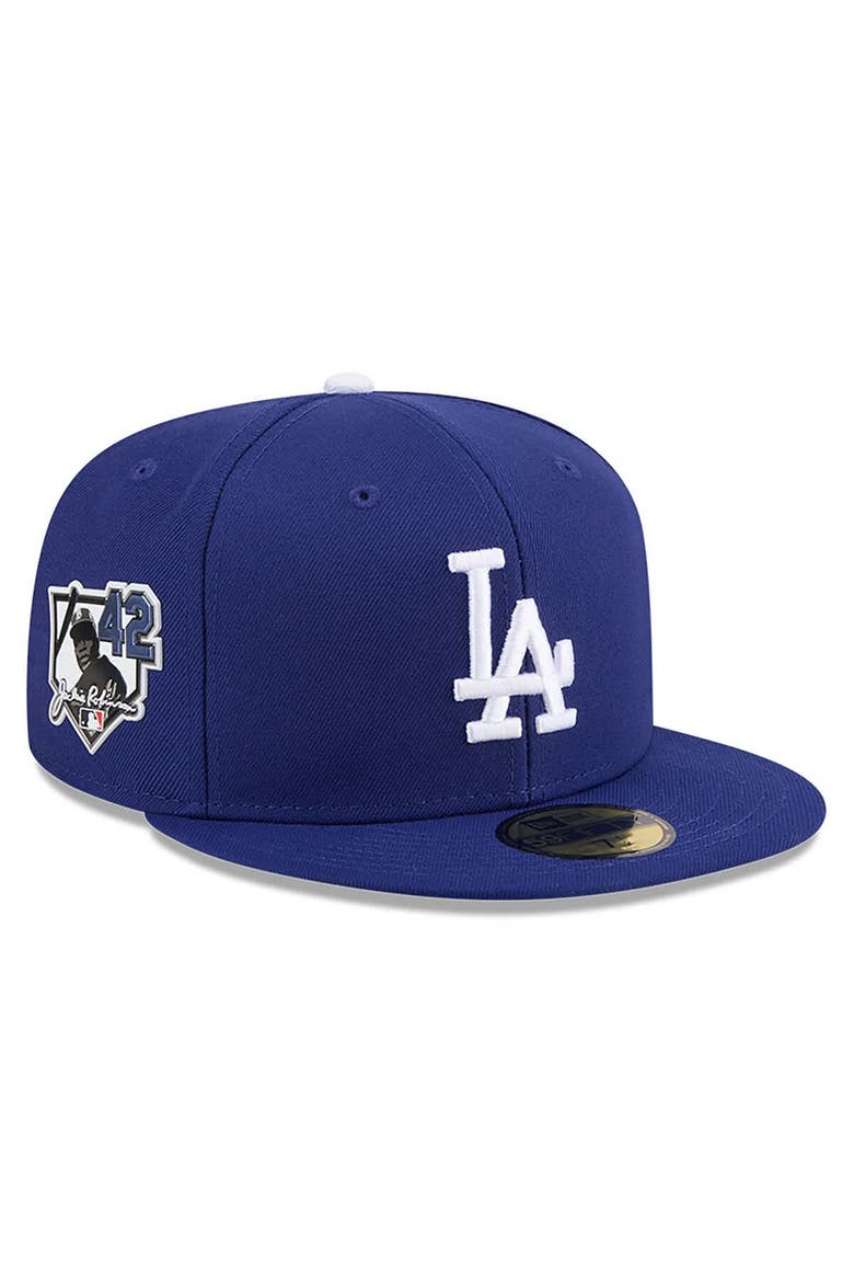 Men's New Era Royal Los Angeles Dodgers 2026 Jackie Robinson Day 59FIFTY Fitted Hat, Main, color, Royal