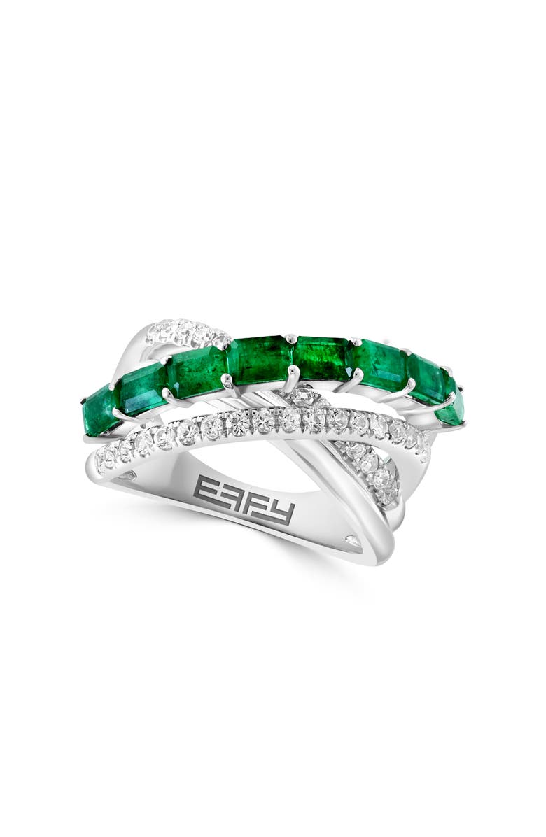 EFFY Sterling Silver Stone & White Sapphire Ring, Main, color,