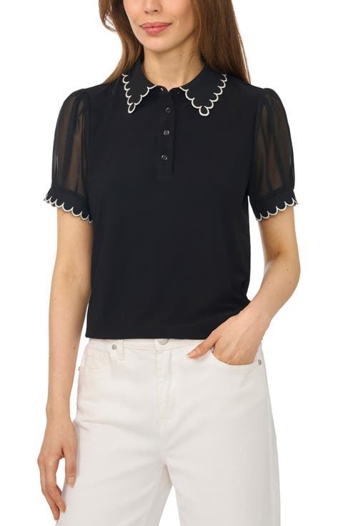 Contrast Stitch Polo Shirt