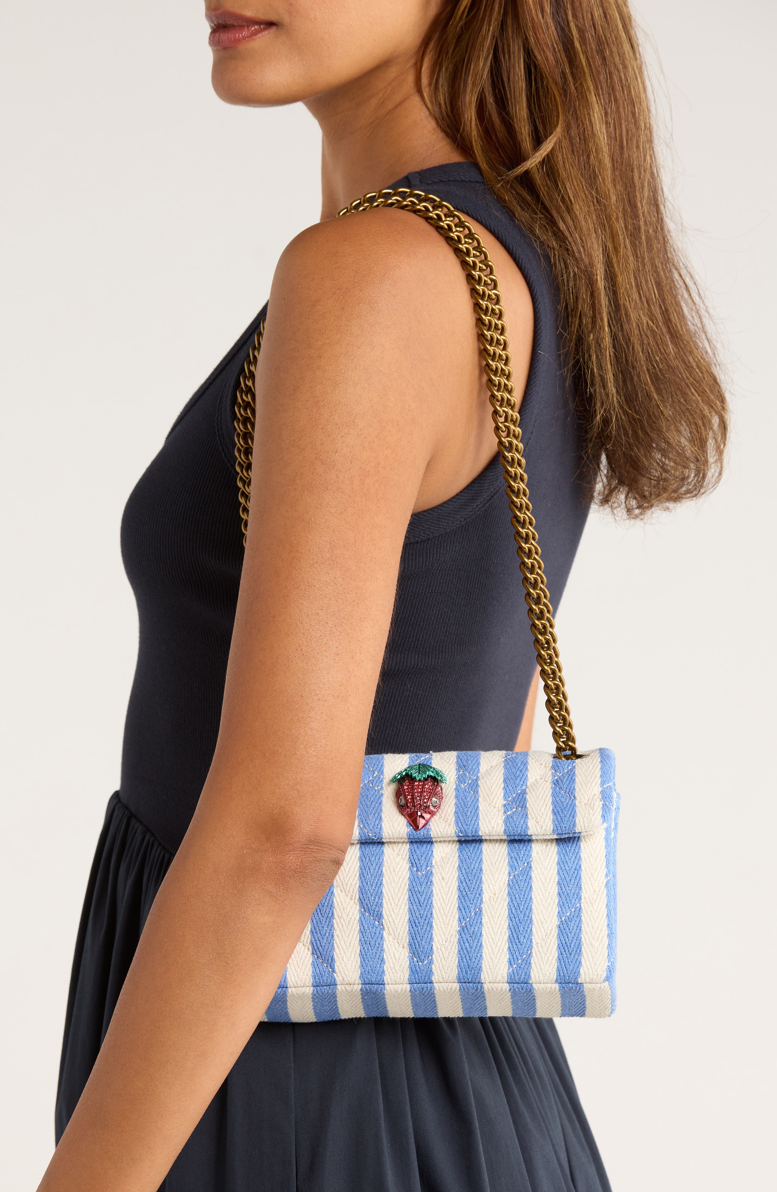 Kurt Geiger London Mini Kensington Strawberry Bag, Alternate, color, 