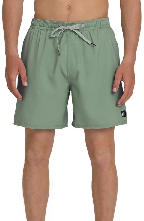 Everyday 17" Solid Stretch Swim Trunks