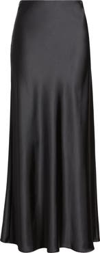 Open Edit Satin Maxi Skirt