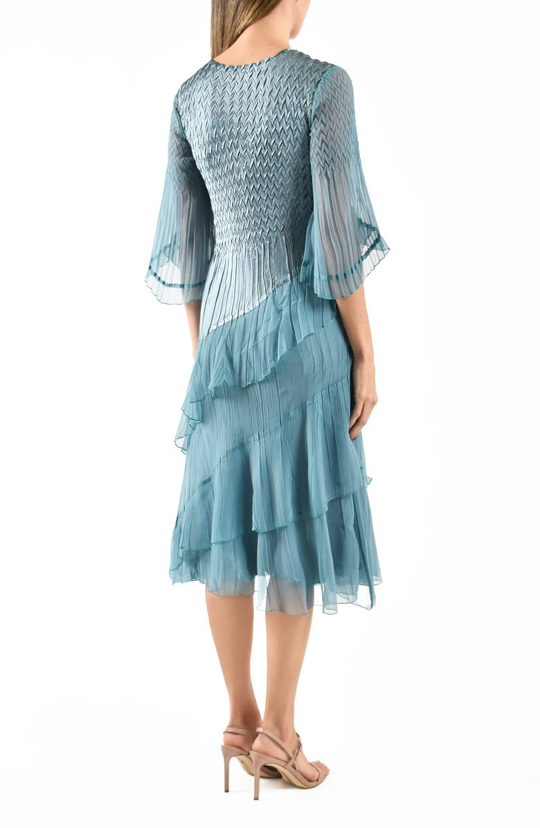 Komarov Ruffle Cocktail Dress, Alternate, color,