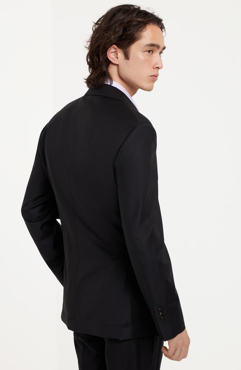 Brunello Cucinelli Super 150s virgin wool four season batavia twill blazer, Alternate, color,