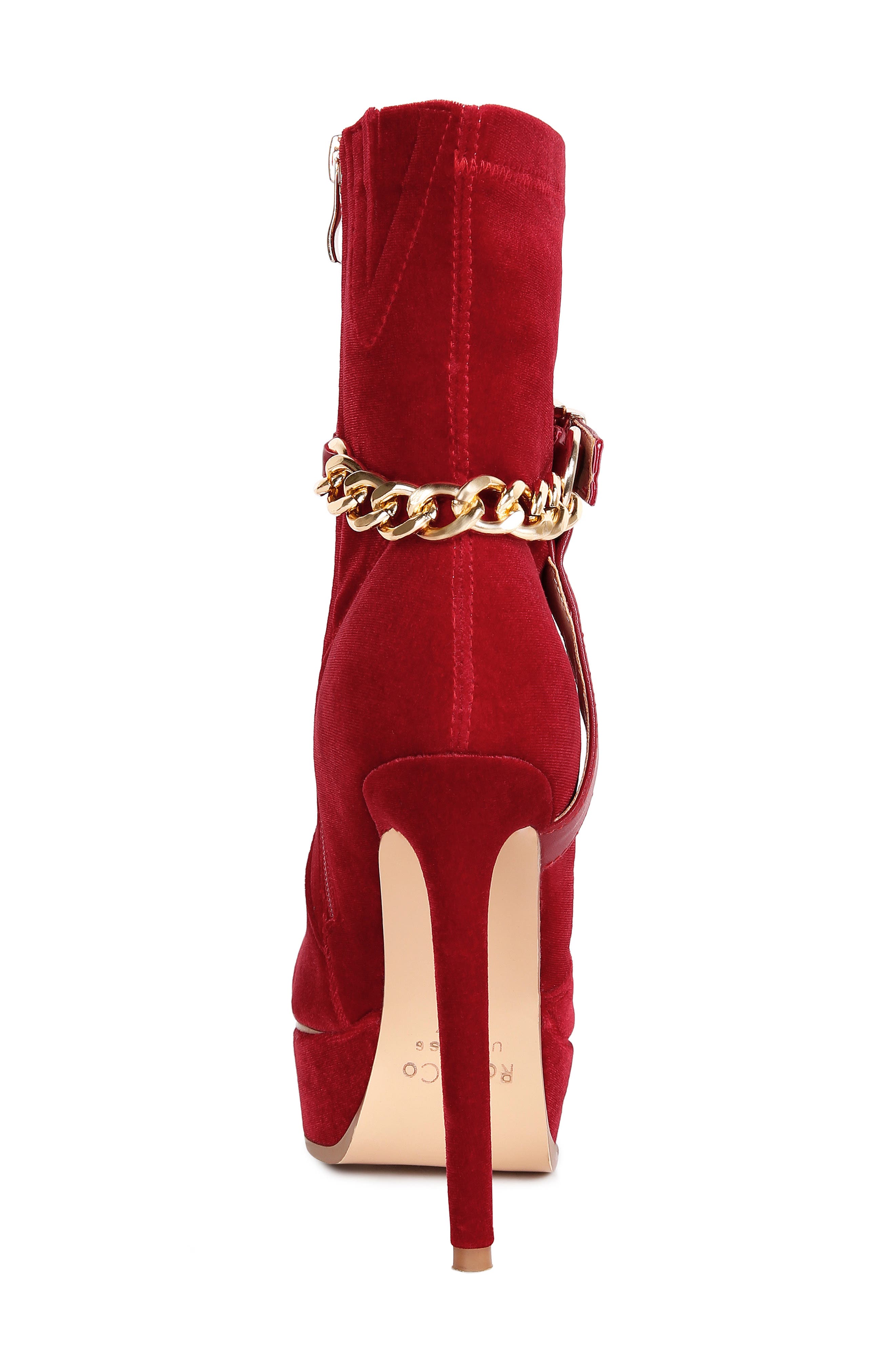 Rag & Co Zeppelin Platform Pump, Alternate, color, Red