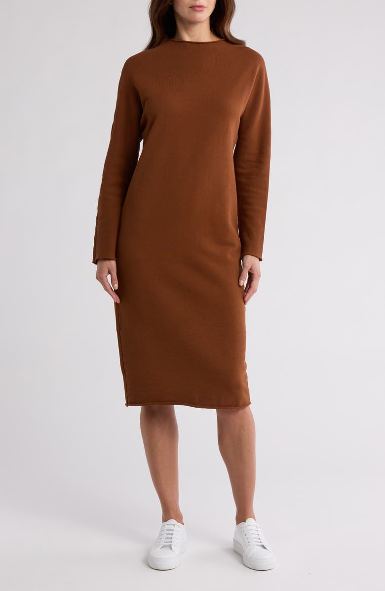 Frank & Eileen Isabelle Funnel Neck Long Sleeve Dress, Main, color,