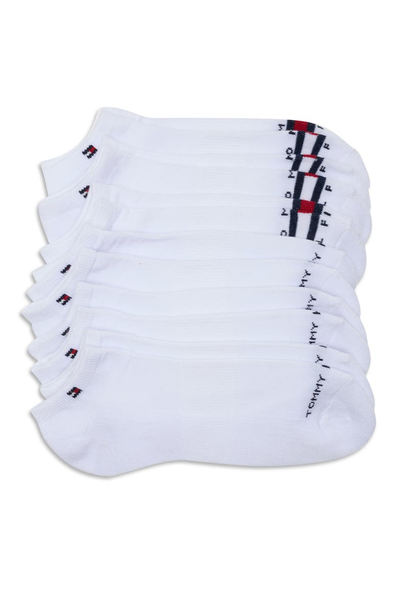 6-Pack Athletic No-Show Socks, Main, color, WHITE