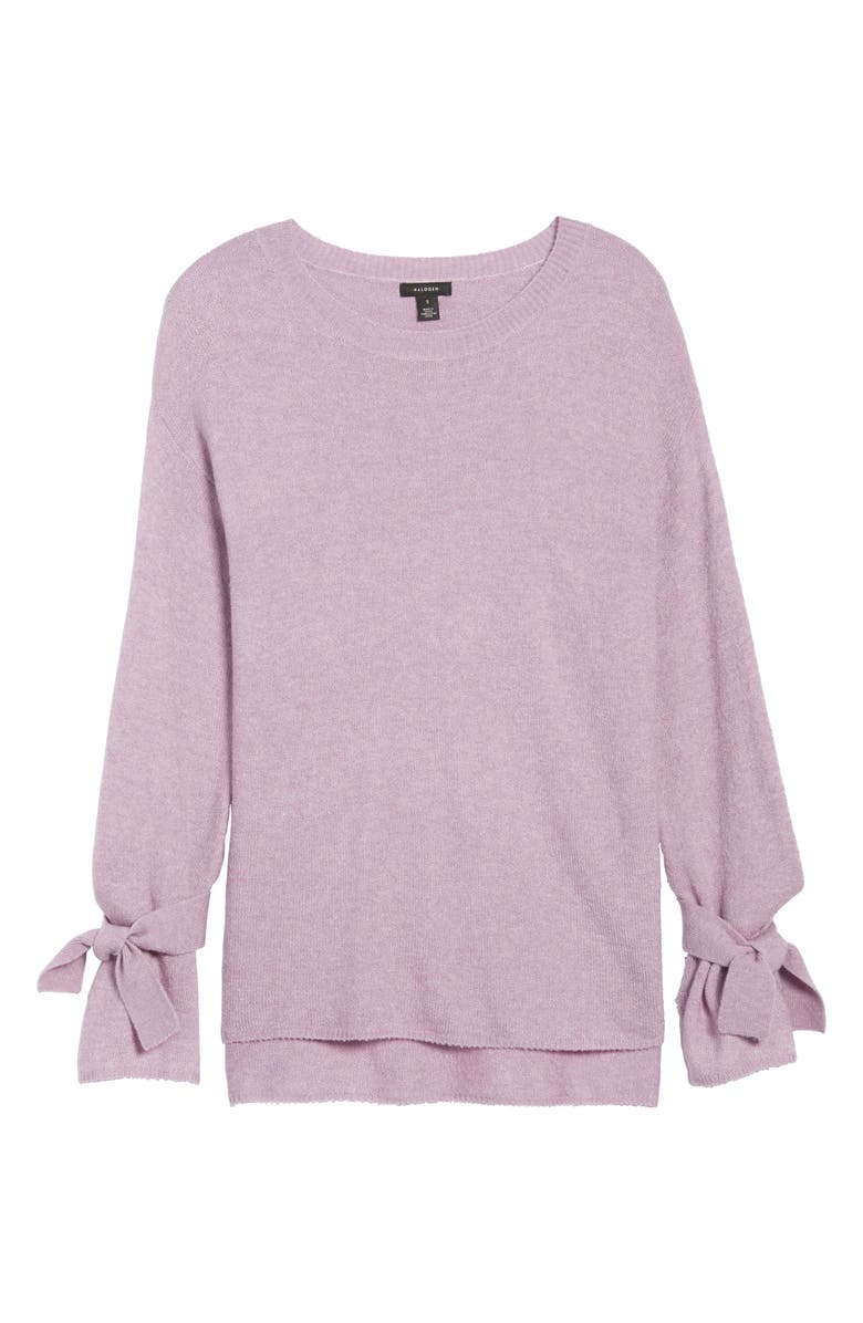 Halogen<sup>®</sup> Tie Bell Sleeve Sweater, Alternate, color,