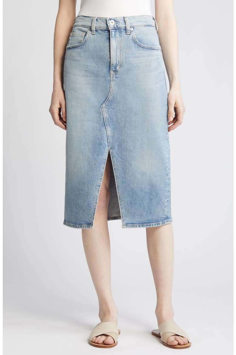 Alicia Denim Skirt, Main, color, ECLIPSED