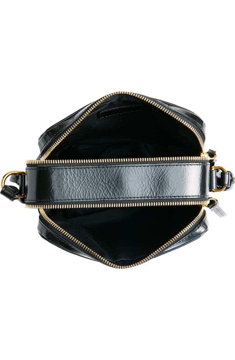 Isabel Marant Wardy Crinkle Leather Camera Bag, Alternate, color,