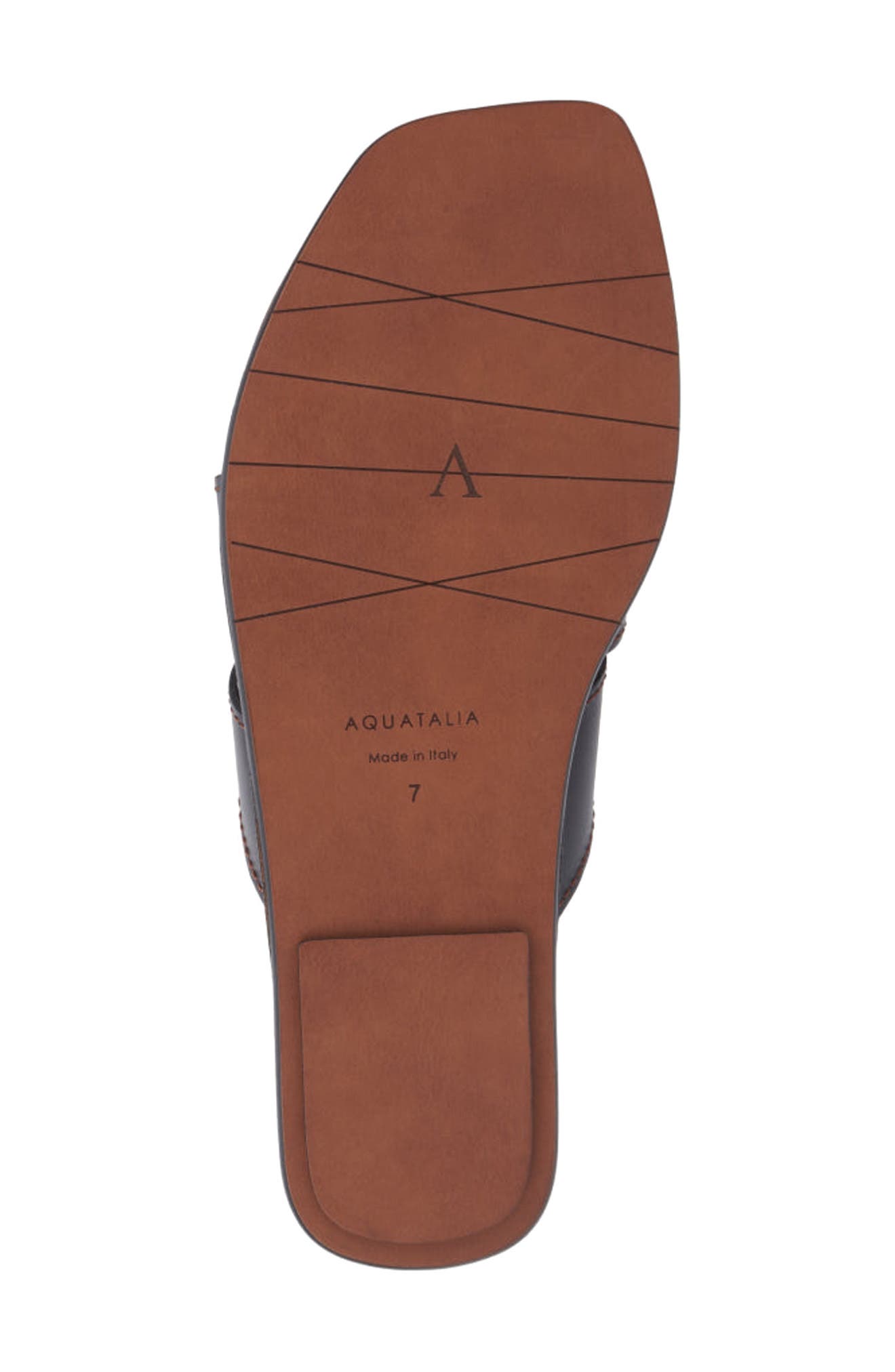 Aquatalia Belissa Slide Sandal, Alternate, color, Black