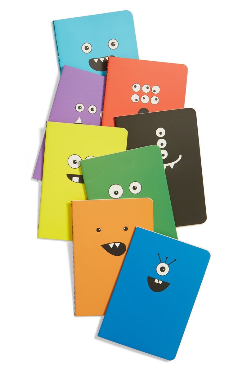 OOLY International Arrivals 'Pocket Pal - Monster Tales' Mini Journals, Main, color, 