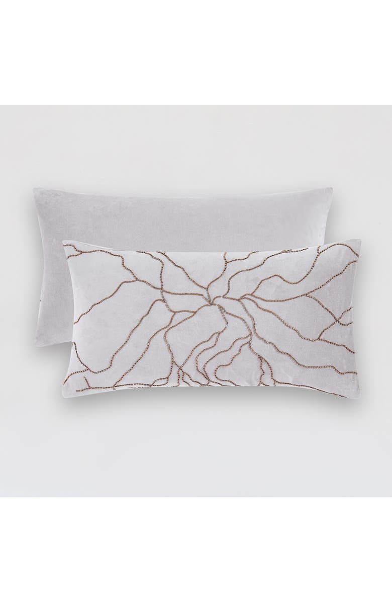 Chuks Collins x Lush Decor Roots Cotton Pillow Cover, Alternate, color, Gray