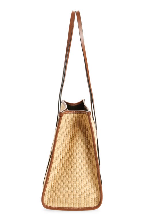 Demellier Capri Woven Raffia Tote
