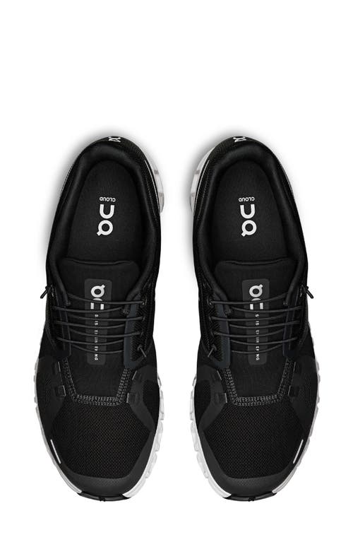On Cloud 6 Running Sneaker In Black/white