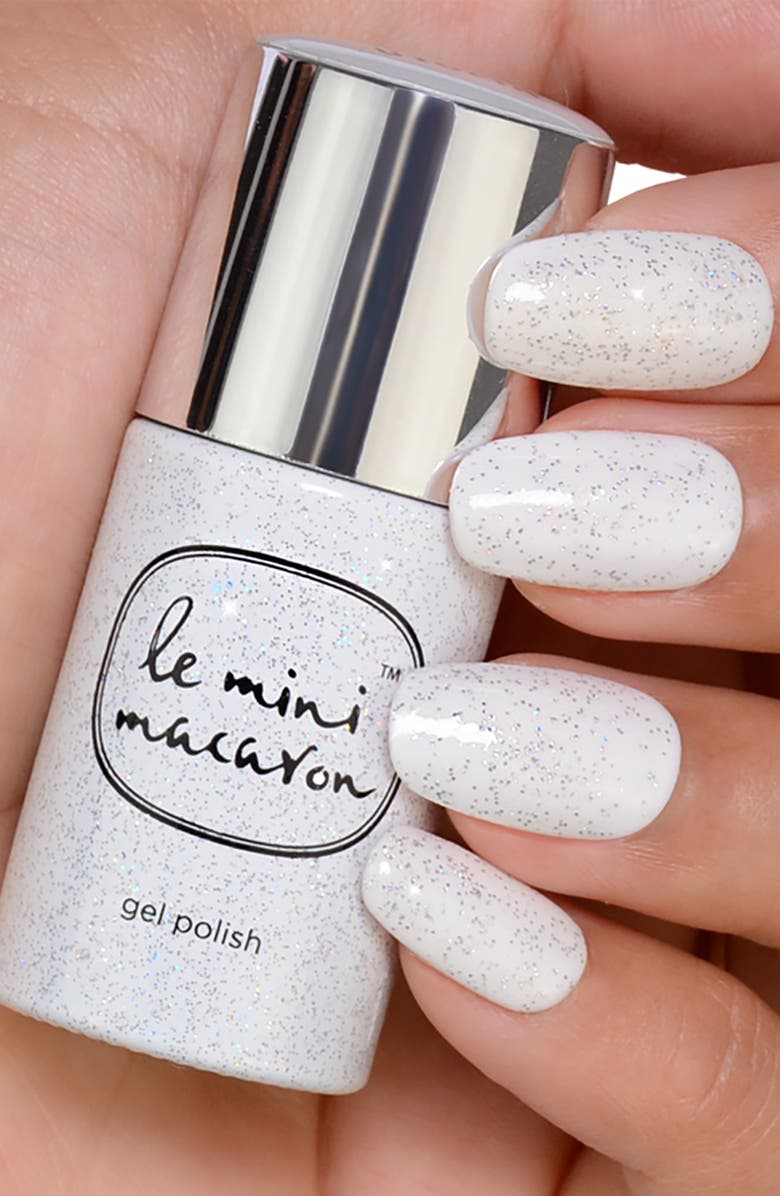 Le Mini Macaron Glitter Utopia Top Coat, Alternate, color,