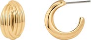 MADE BY MARY Sol Crossover Hoop Earrings