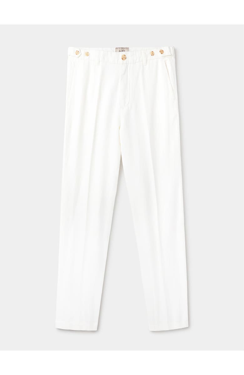 Aubin Axholme Slim Leg Suit Trouser, Alternate, color, Vintage White