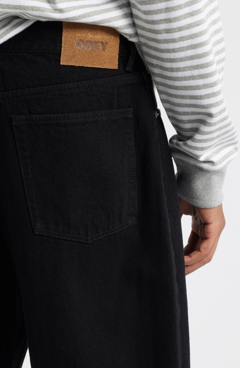 Obey Classic Baggy Jeans, Alternate, color, Rinse Black