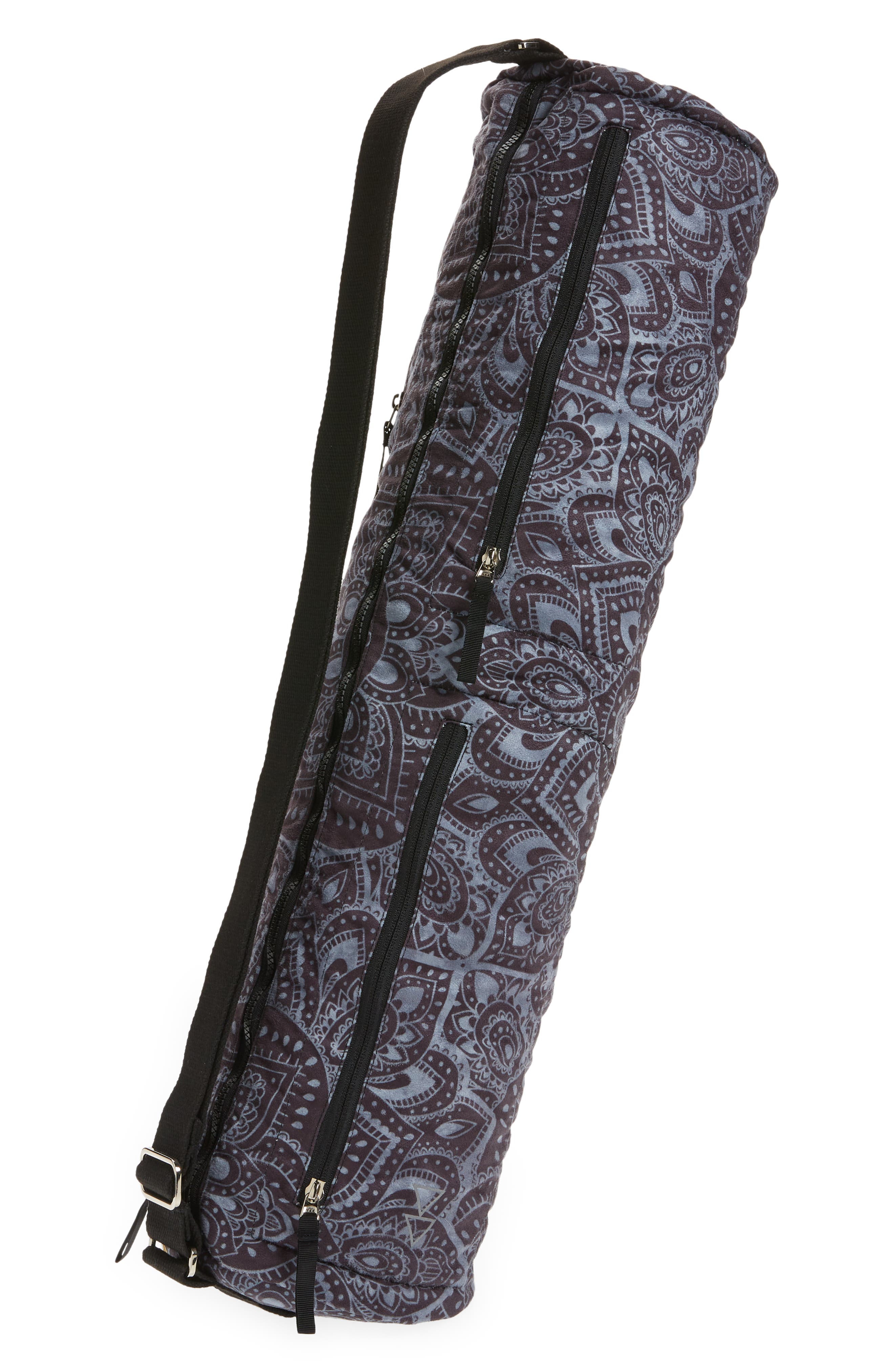 Yoga Mat Bag, Alternate, color, MANDALA CHARCOAL