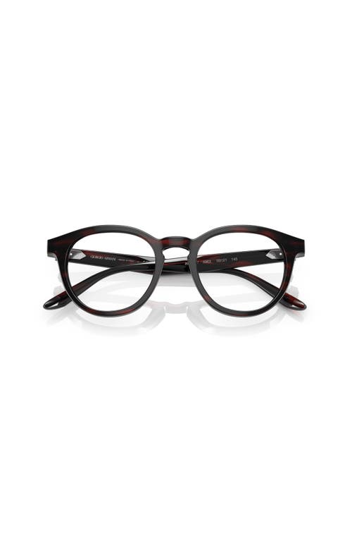 Giorgio Armani 50mm Phantos Optical Glasses In Black
