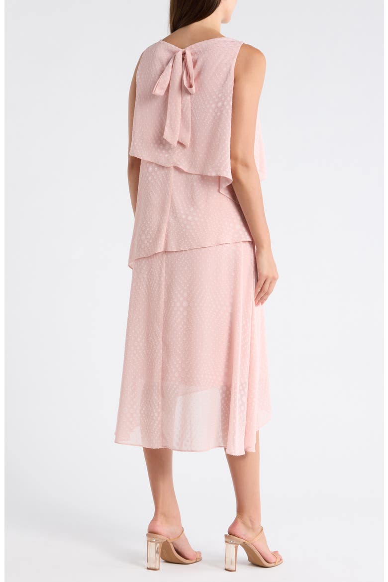 High-Low Midi Dress, Alternate, color, BLUSH