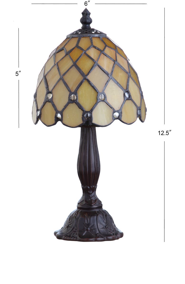JONATHAN Y Campbell LED Table Lamp, Alternate, color, Bronze