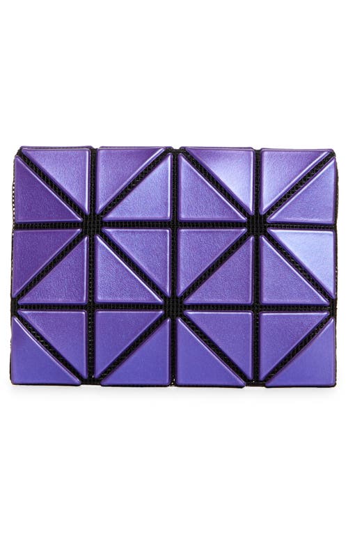 Bao Bao Issey Miyake Metallic Card Case In Purple