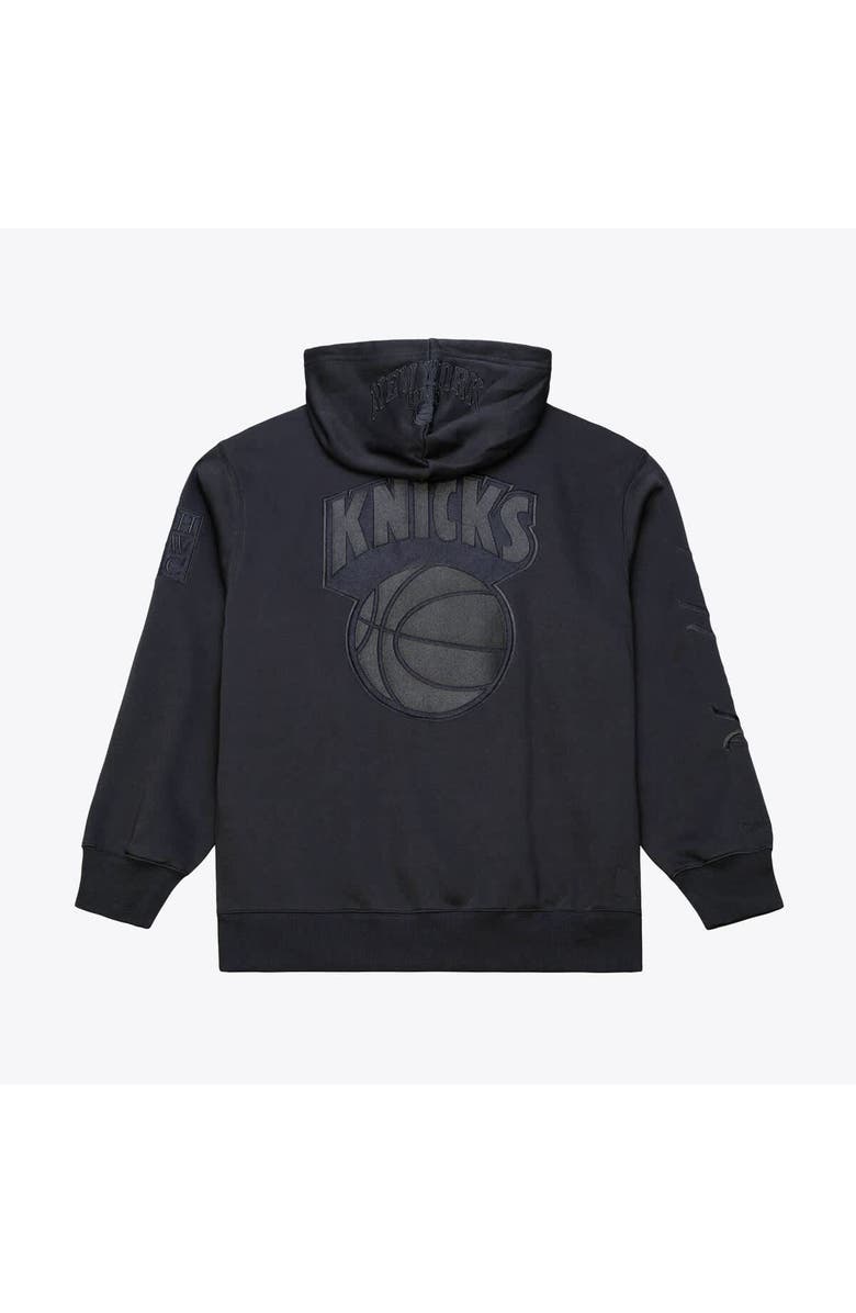 Mitchell & Ness Men's Mitchell & Ness Black New York Knicks Phantom Fleece Hoodie, Alternate, color, Black