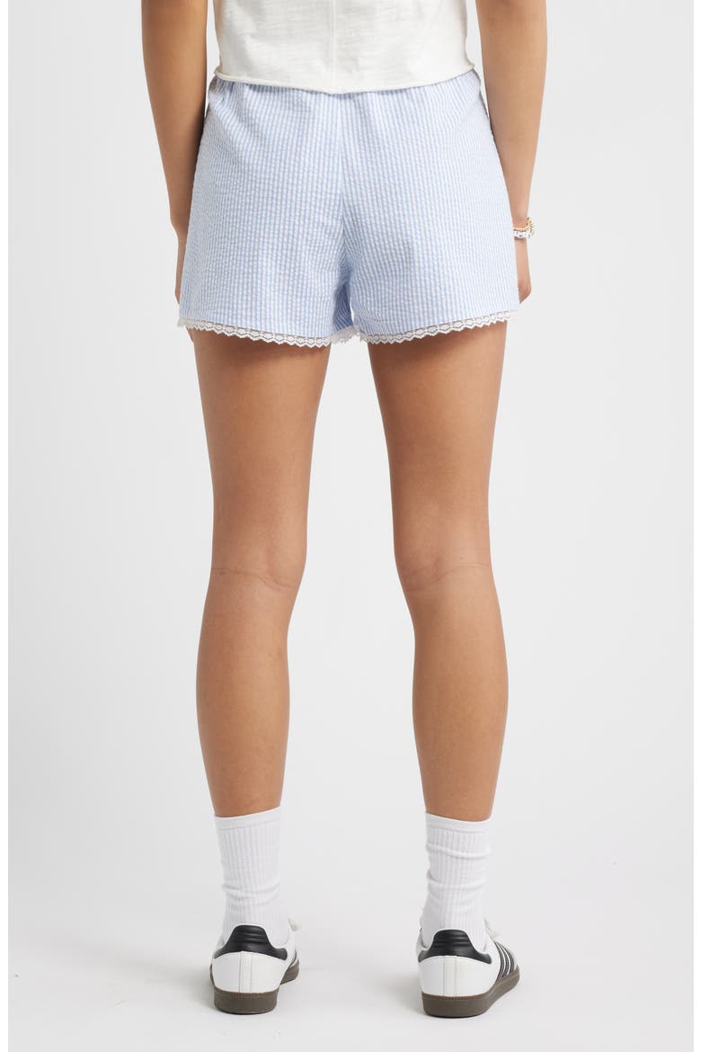 Seersucker Stretch Cotton Boxer Shorts, Alternate, color, BLUE CARYN PINSTRIPE