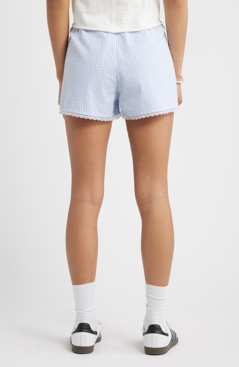 BP. Seersucker Stretch Cotton Boxer Shorts, Alternate, color, 