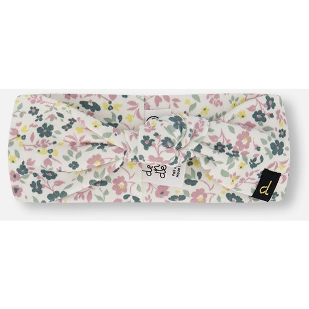 Deux Par Deux Baby Organic Cotton Headband In Multi