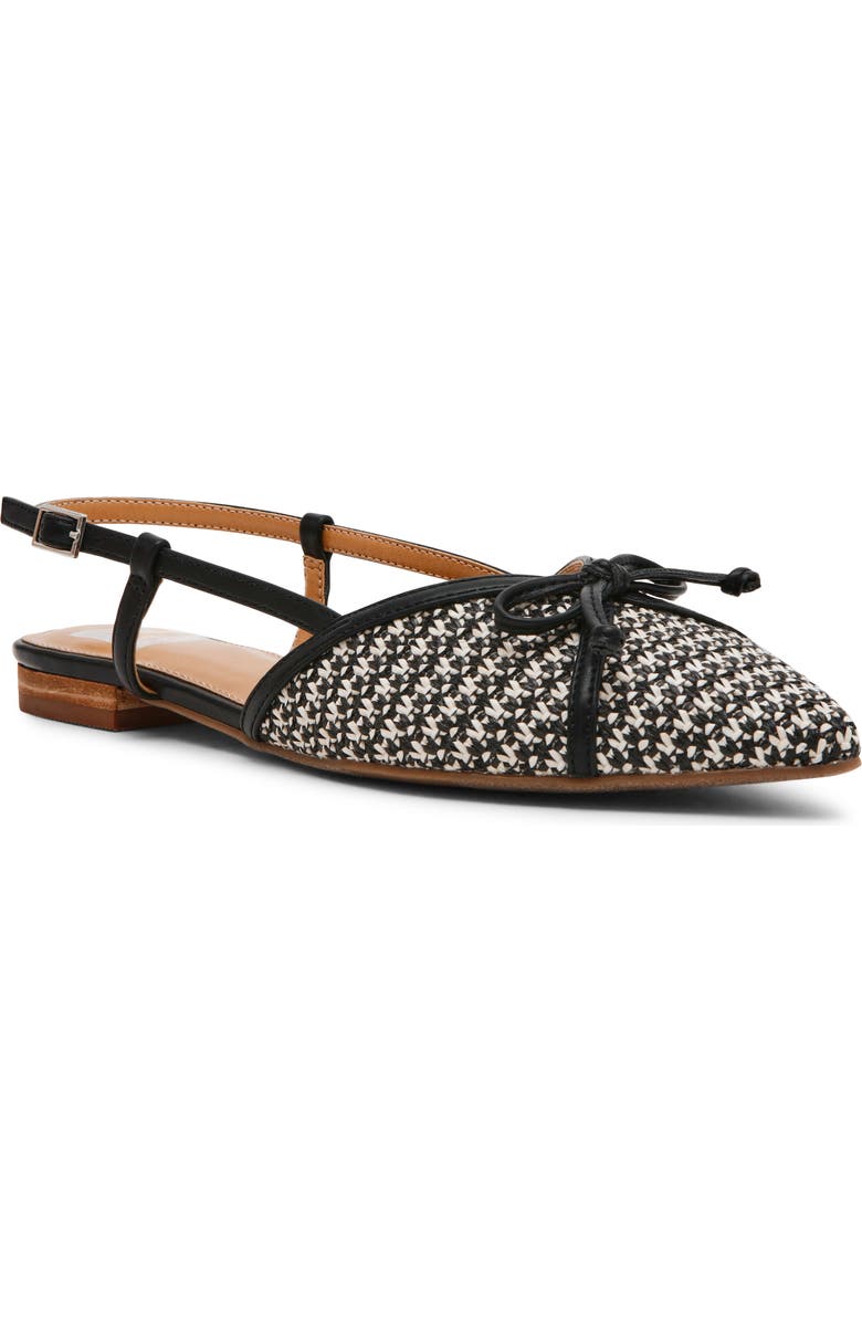 DV by Dolce Vita Carsen Slingback Flat, Main, color, Black White