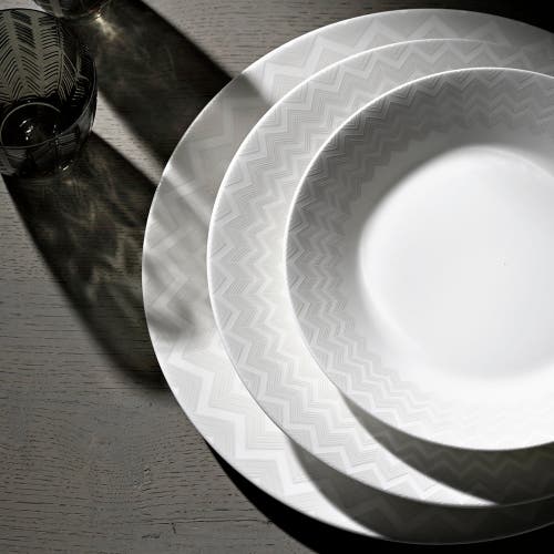 Missoni Dinner Plate 2 Pcs. Set In White