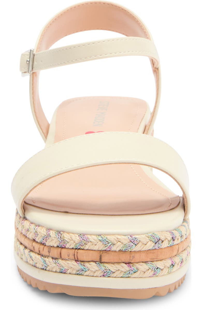Steve Madden Kids' Berry Espadrille Wedge Sandal, Alternate, color, Bone