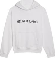 Helmut Lang Stencil Logo Graphic Hoodie