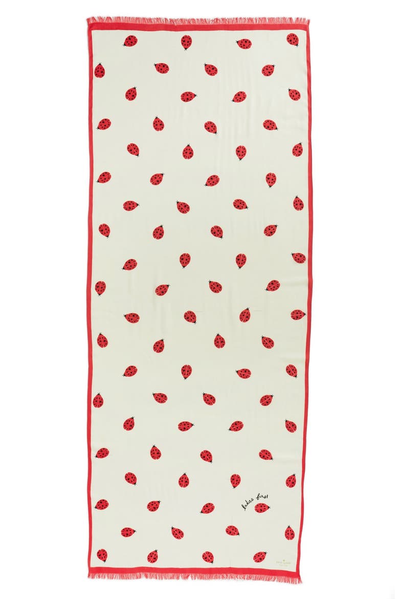 'ladies first' scarf, Alternate, color, ALADDIN PINK MULTI