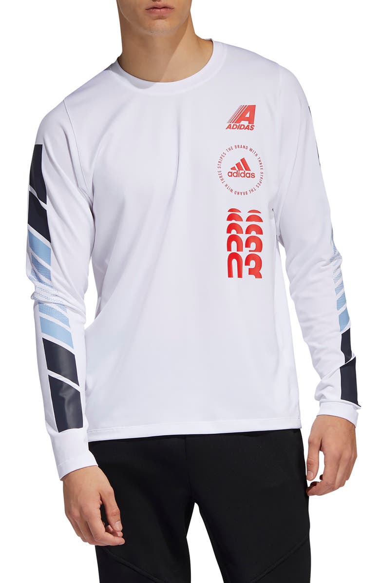 adidas Moto Pack FreeLift Long Sleeve T-Shirt, Main, color,