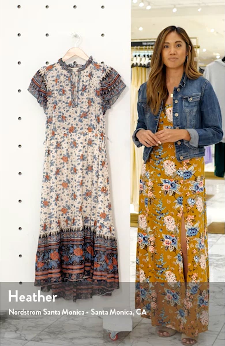 Reese Silk Blend Jacquard High/Low Dress, sales video thumbnail