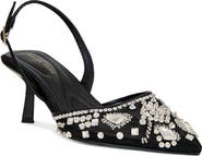 AZALEA WANG Valeriy Ankle Strap Pointed Toe Pump