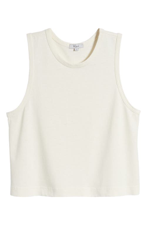 Rails Boxy Hemp & Organic Cotton Tank In Porcelain