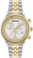 Versace Classic Round Chronograph Bracelet Watch, 38mm