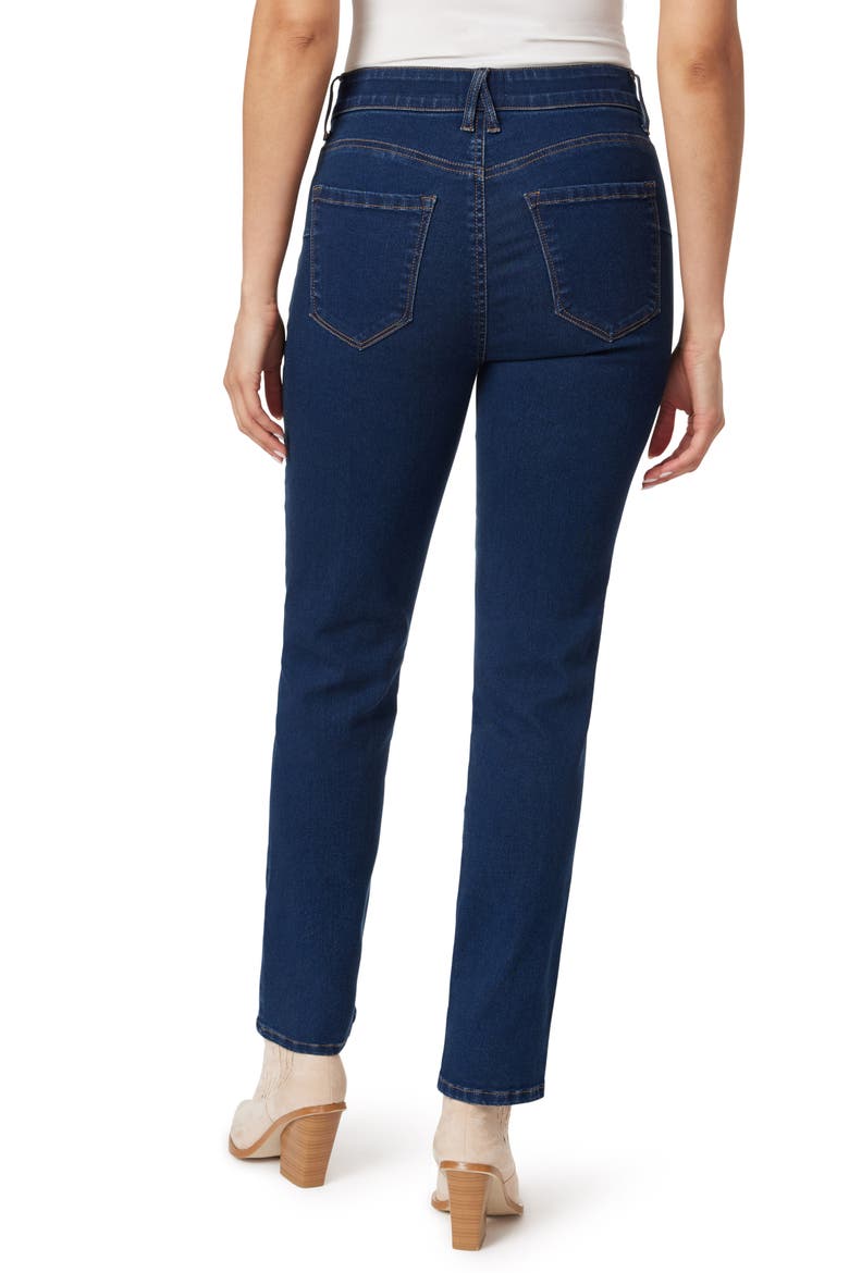 Jeanie Lift Mid Rise Straight Ankle Jeans, Alternate, color, MANHATTAN