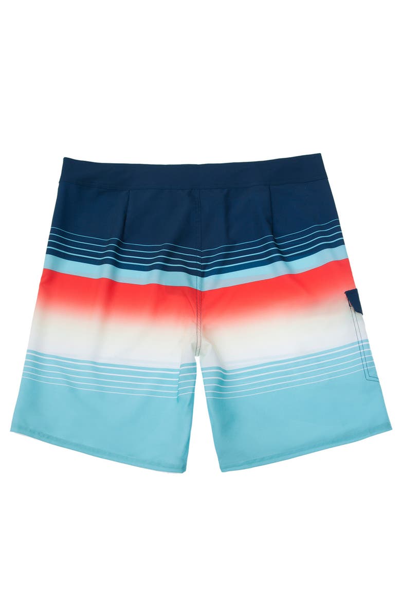 Rokka&Rolla 4-Way Stretch Performance Board Shorts, Alternate, color, Hawaiian Slush
