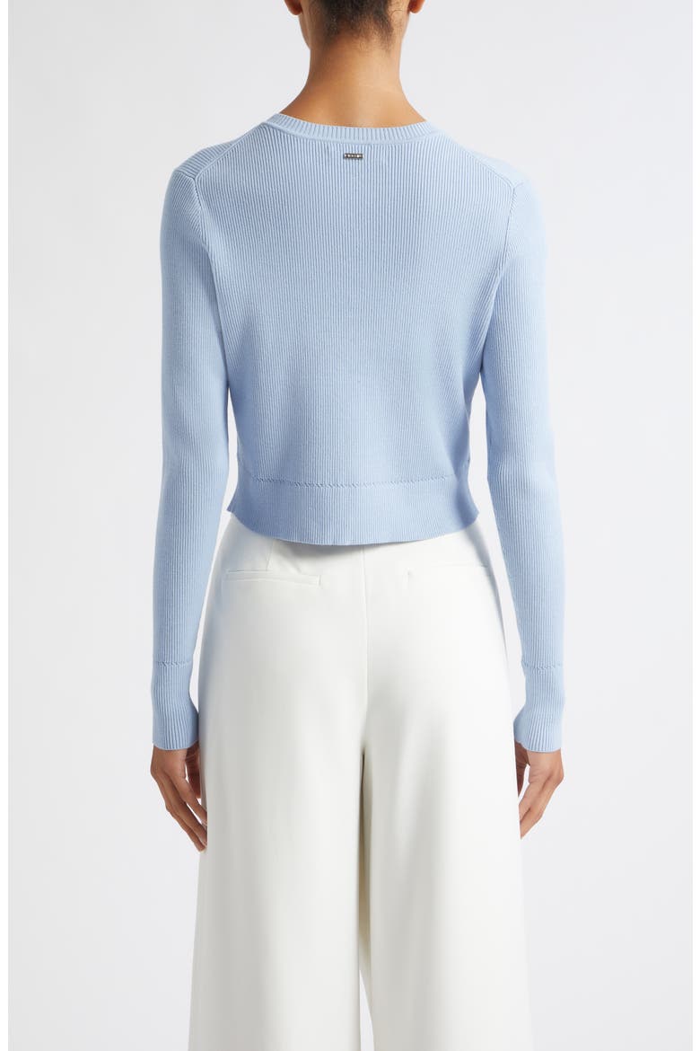 Zoe Cropped Cardigan, Alternate, color, SKY