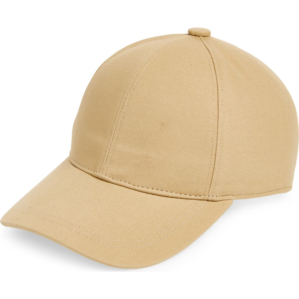 Nordstrom Canvas Adjustable Baseball Hat In Tan