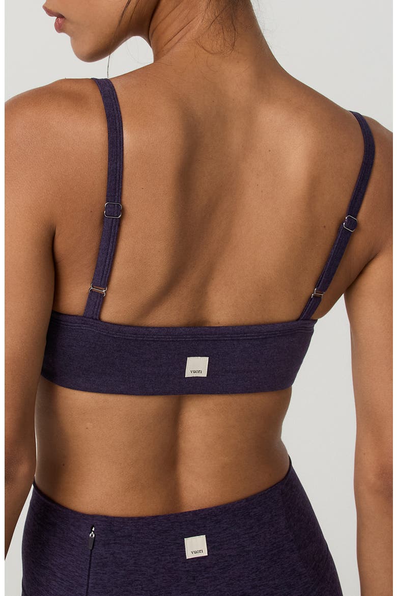 Elevation Square Neck Stretch Sports Bra, Alternate, color, VELVET VIOLET HEATHER