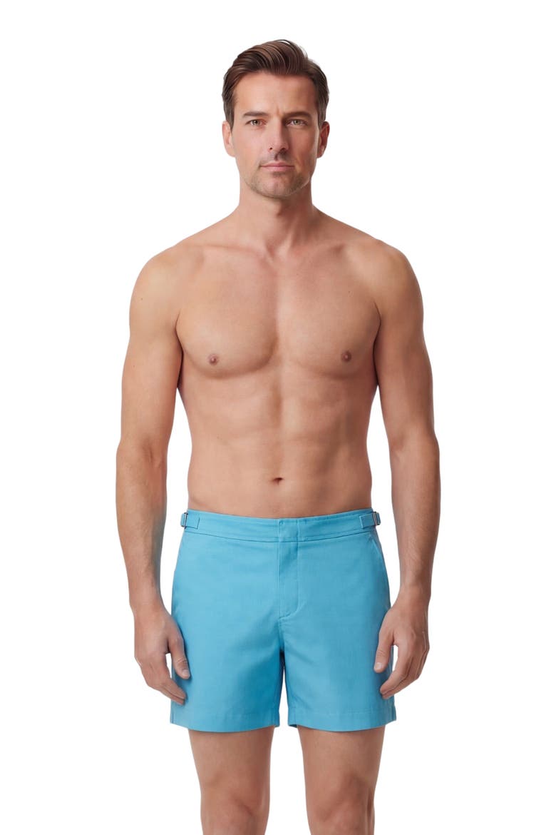 Oxford Mens Swim Tailored Short, Main, color, OXFORD TEAL