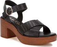 LONDON RAG Elenia Platform Block Heel Sandal